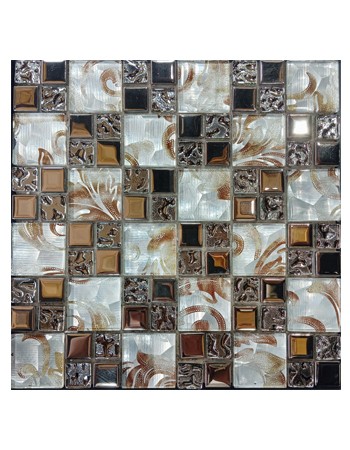 Decorated /Decorative /Design / Shining/Mirror/Glass Mosaic Tile for Wall Decoration