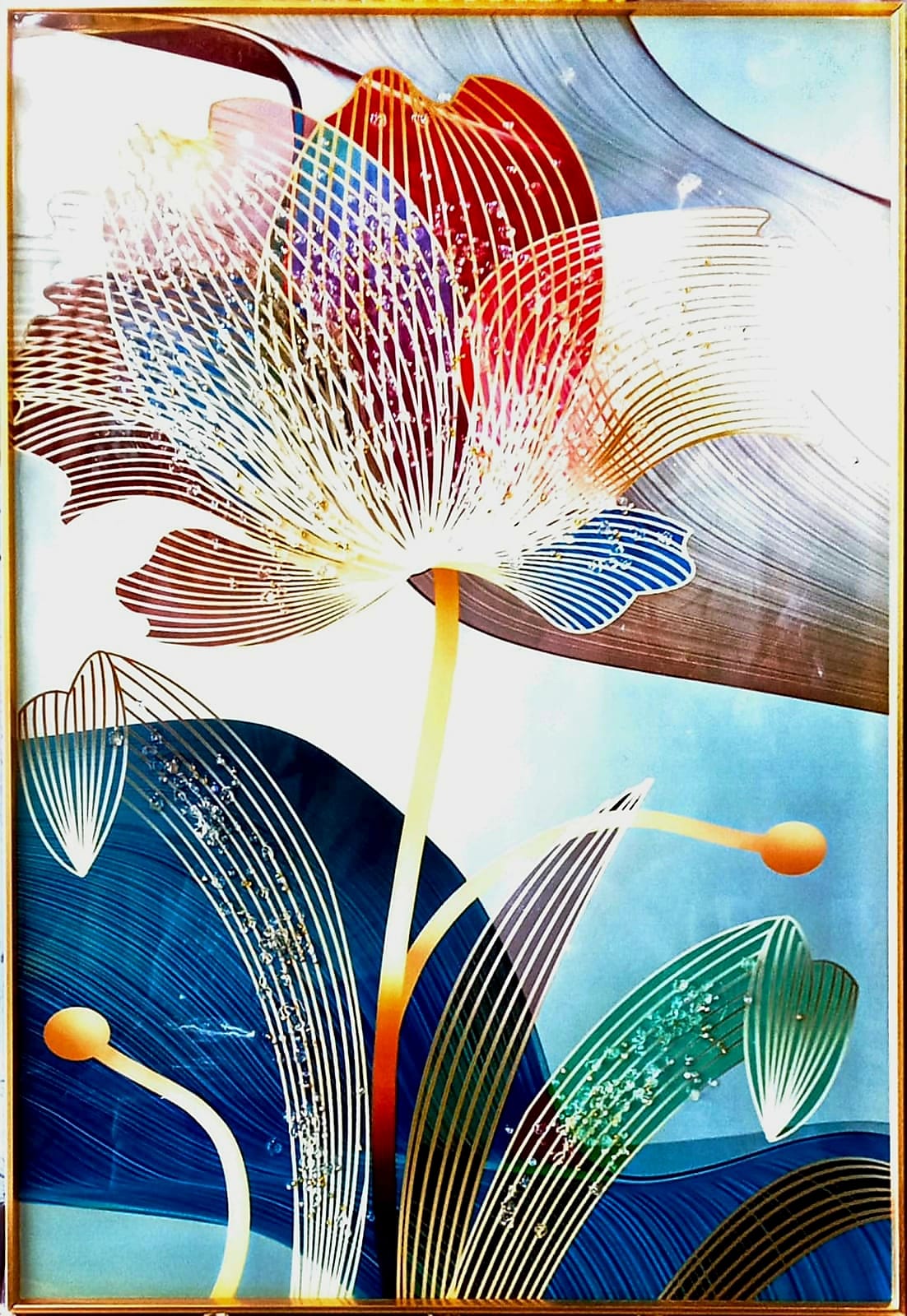 3D Abstract Flower