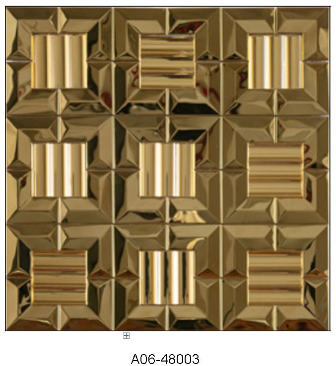 Decorative Design Shining Mirror Glass Mosaic Tile for Wall Decoration